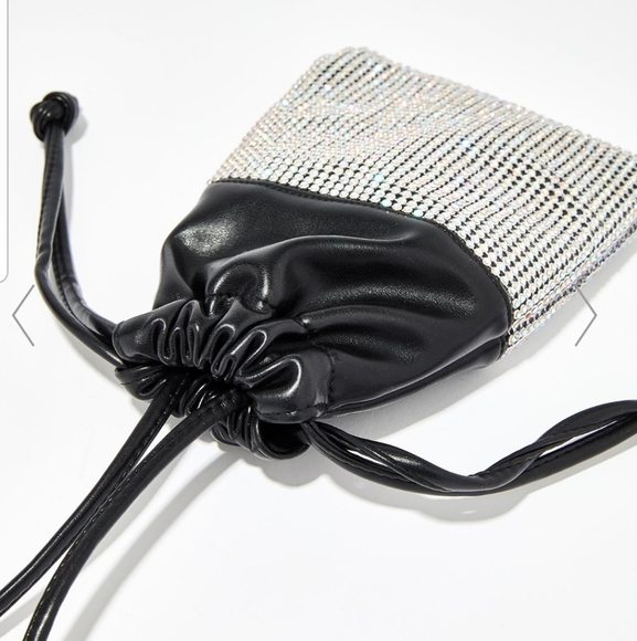 New dolls kill blinged rhinestone drawstring bag - Picture 4 of 4